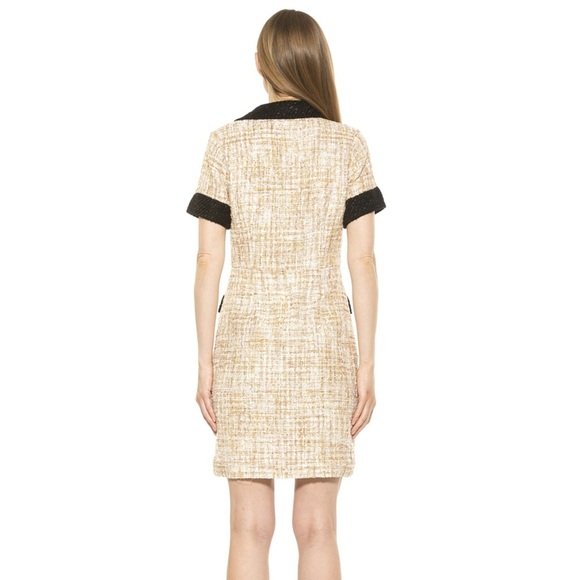 Alexia Ardmore Button Down Tweed Jenni Dress Size 12 NWT - Picture 2 of 7